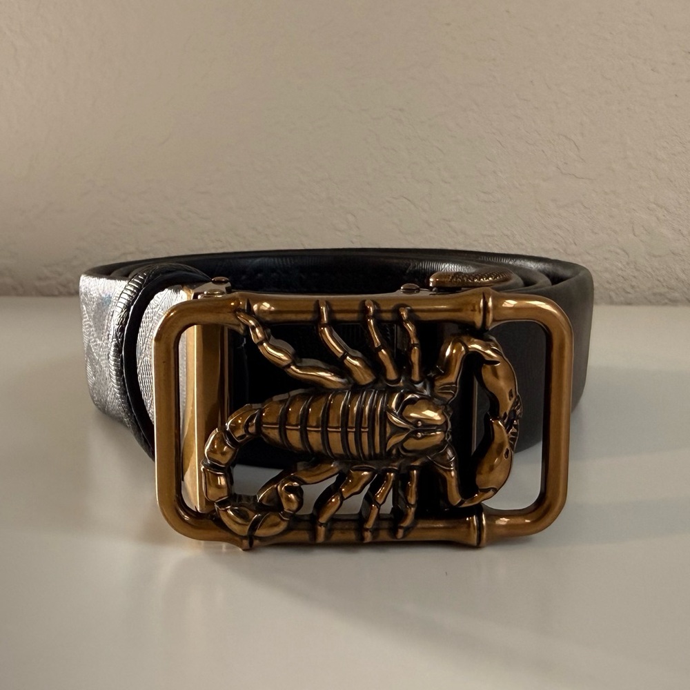 New genuine leather scorpion belt - Picture 2 of 16